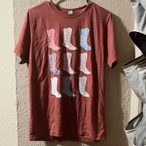 Cowgirl Boot Graphic Tee